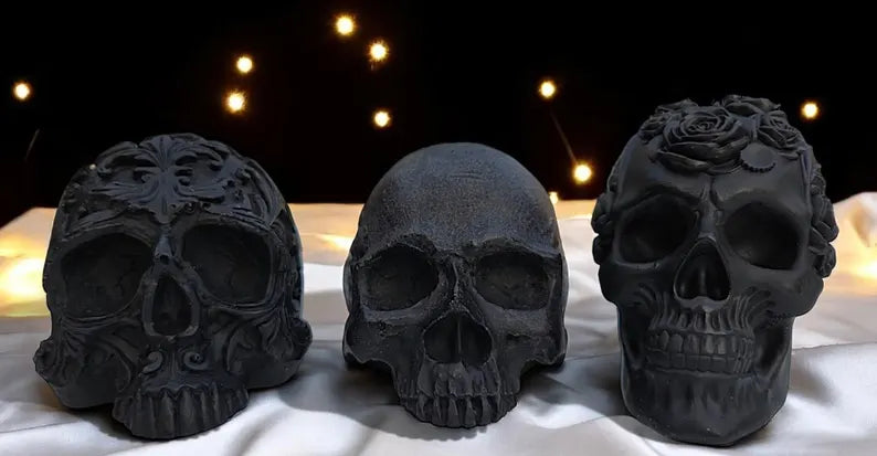 Halloween Special Jet Black Candles