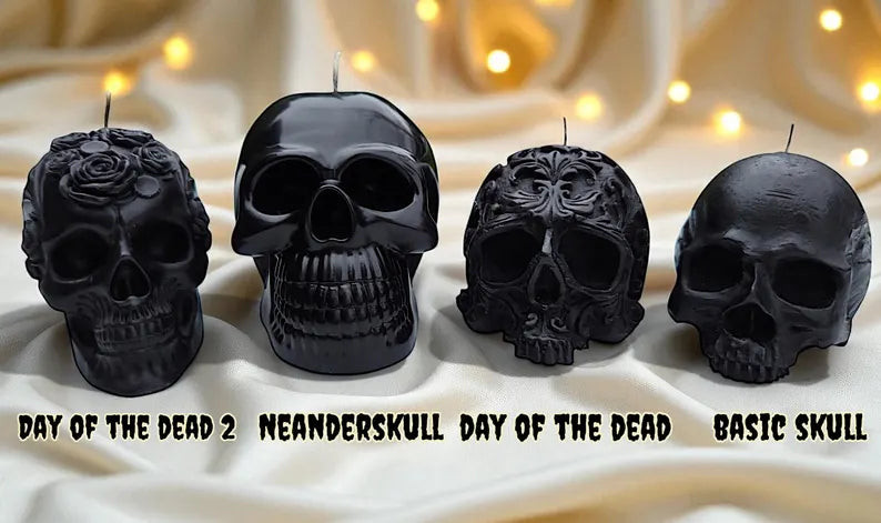 Halloween Special Jet Black Candles
