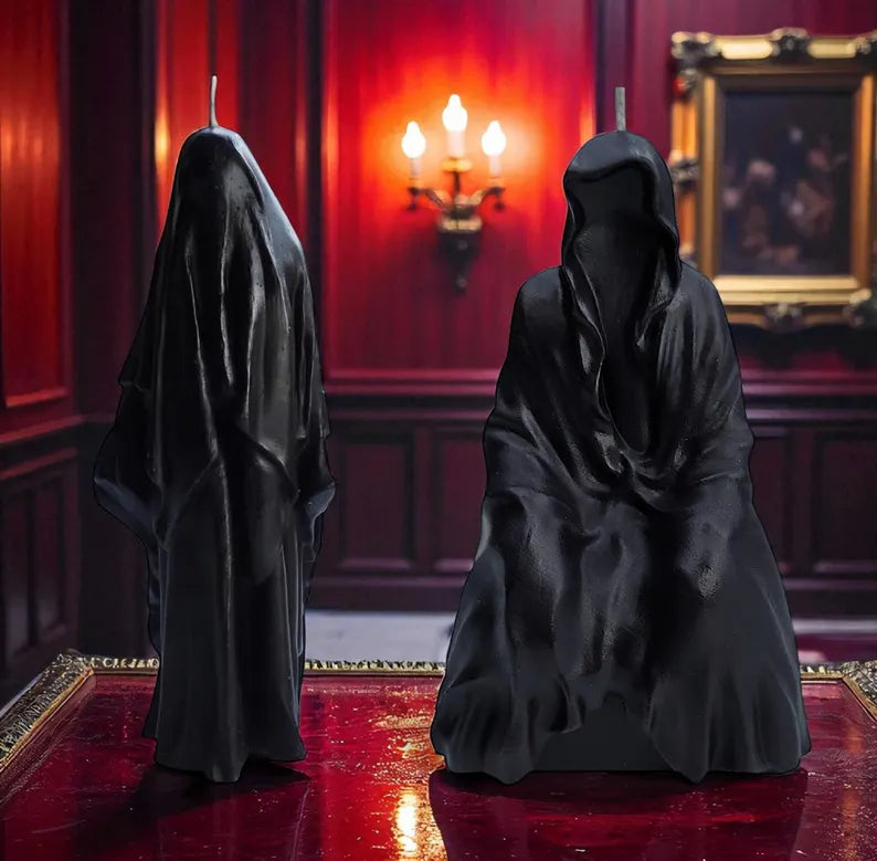 Two Spirited Little Ghost Candles