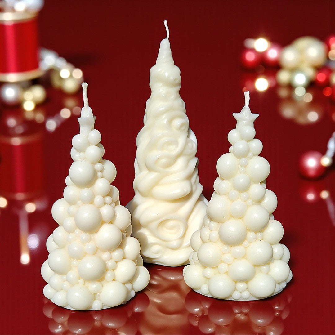 Christmas Candy Tree Candle