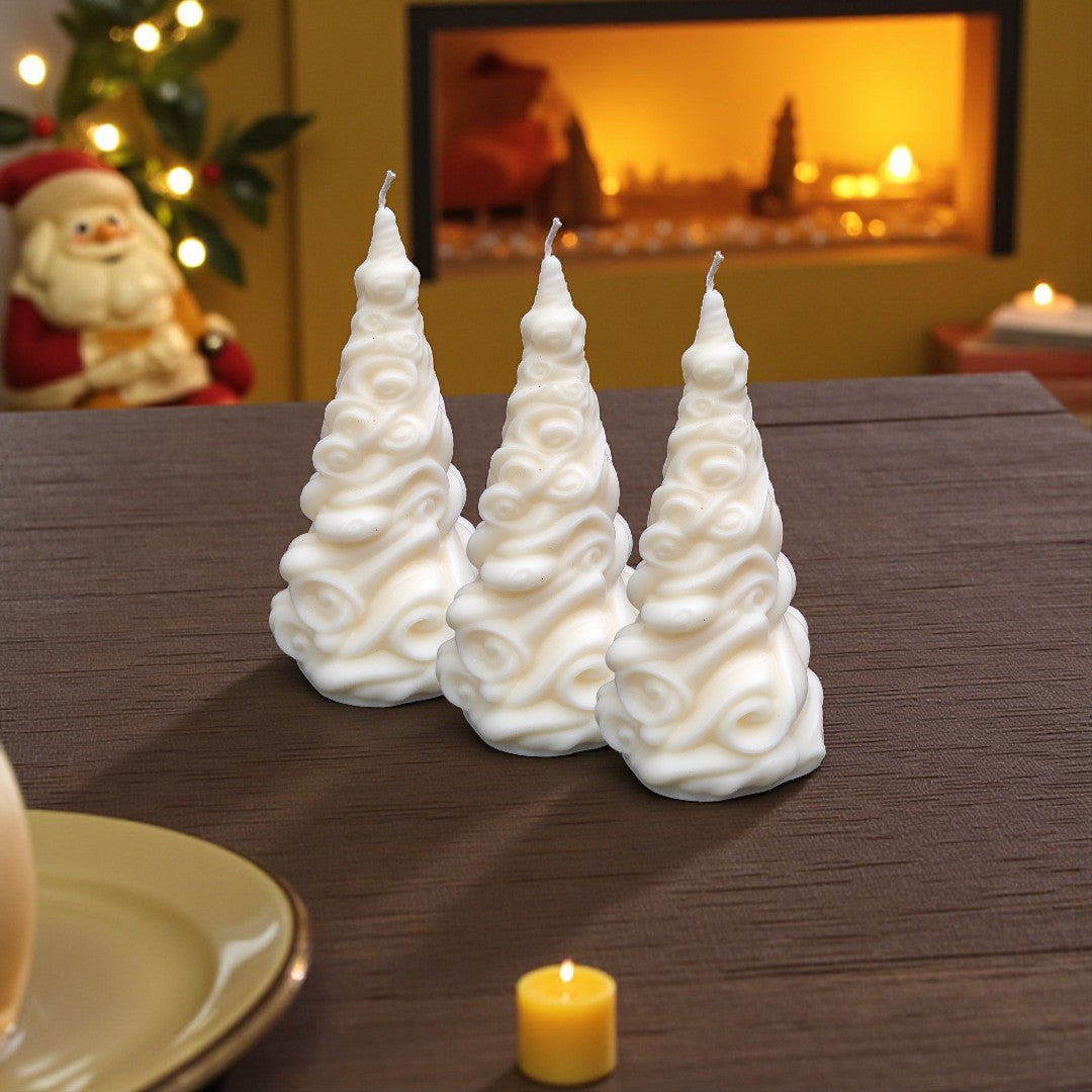 Christmas Candy Tree Candle