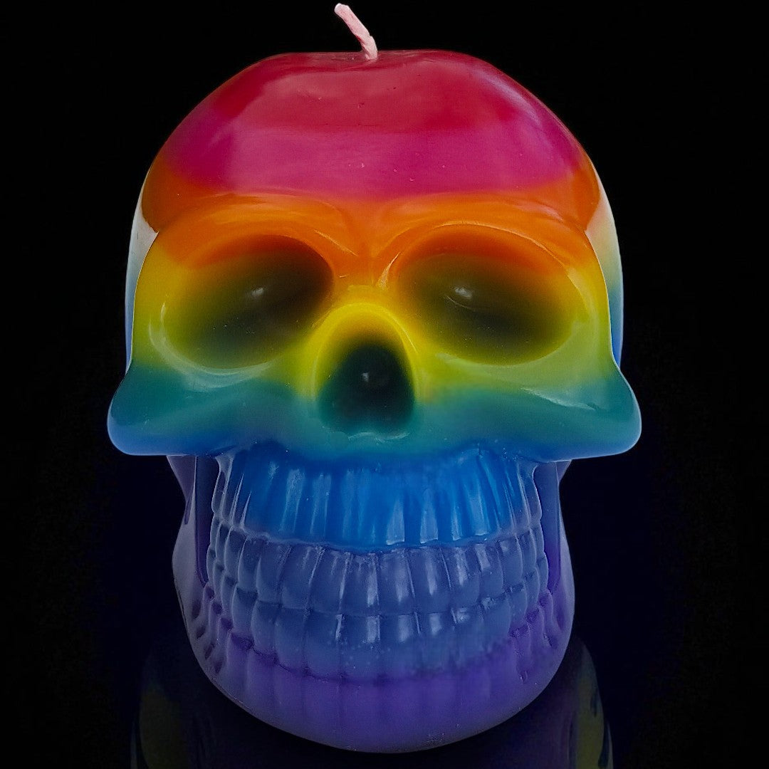 Rainbow Skulls and Pumpkins