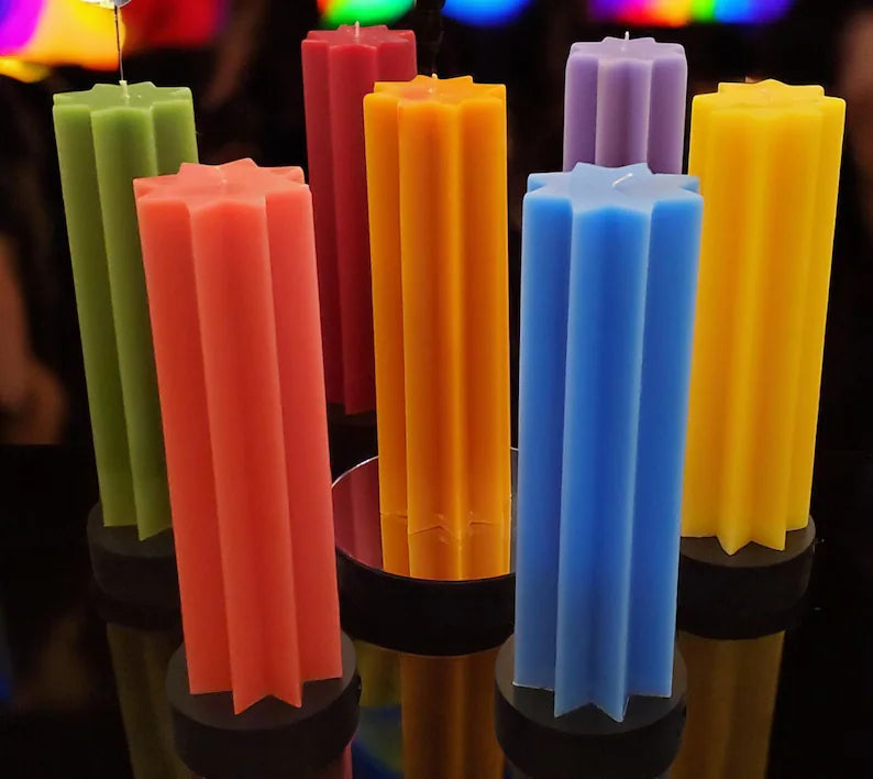 The Love Shack Star Stunning Pillar Candle