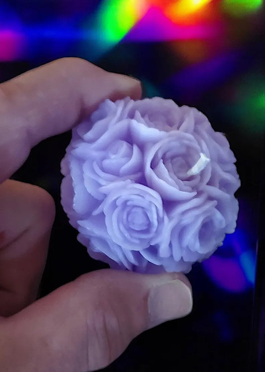 Mini Rose Ball Candles