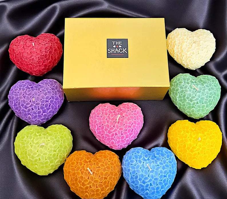 Large Heart Shaped candles
