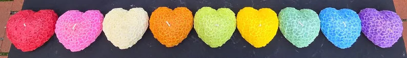 Large Heart Shaped candles