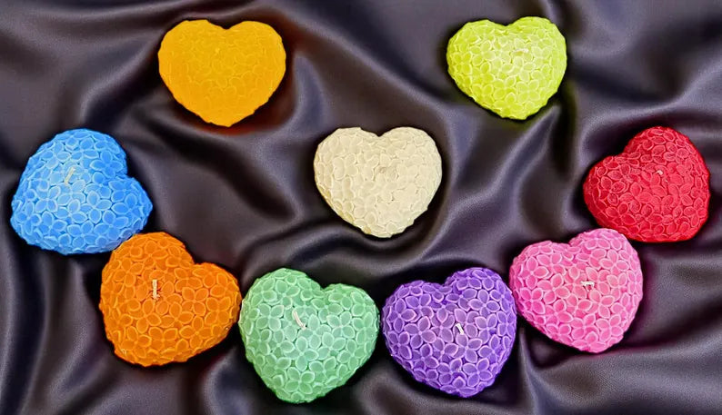 Large Heart Shaped candles