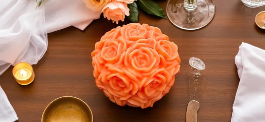 Rose Ball Candle