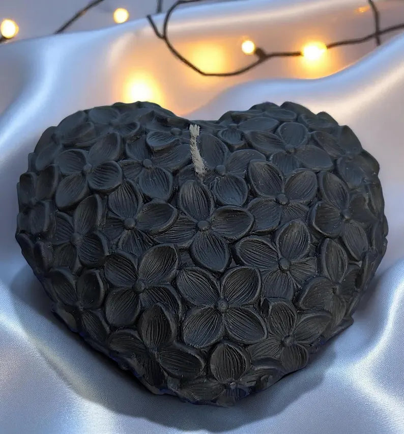Large Heart Shaped candles