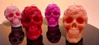 Day of the Dead 2 Skull Candle