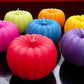 Halloween Pumpkin Candle Couture