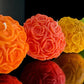 Glowing Rose Ball Candle