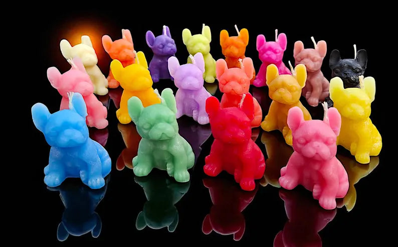 French Bulldogs Candles