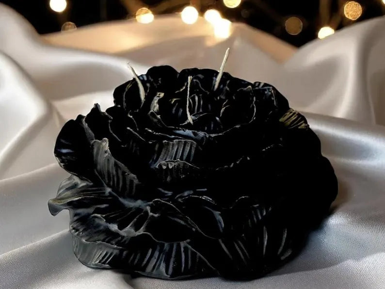 Customizable Peony Flower Extra Large Candle