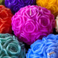 Glowing Rose Ball Candle