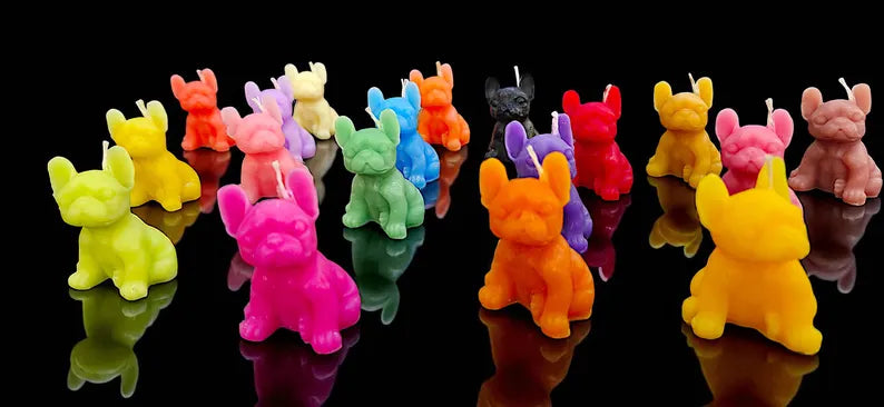 French Bulldogs Candles