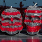 Skull and Pumpkin candles