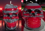 Skull and Pumpkin candles