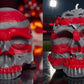 Skull and Pumpkin candles