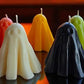 5 Little Adorable Ghost Candles