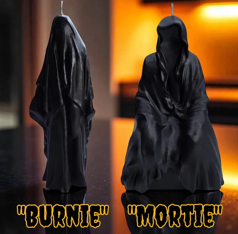 Two Spirited Little Ghost Candles