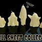 5 Little Adorable Ghost Candles