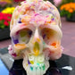 Hauntingly Beautiful Halloween Skull Candles