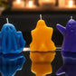 5 Little Adorable Ghost Candles
