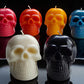 Halloween Neanderskull candle