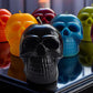 Halloween Neanderskull candle