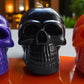Halloween Neanderskull candle