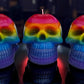 Pride and Halloween 4 styles Rainbow Skulls