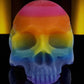 Pride and Halloween 4 styles Rainbow Skulls