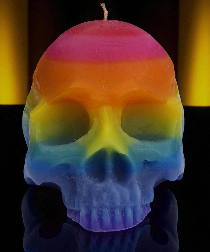 Pride and Halloween 4 styles Rainbow Skulls