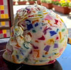 Hauntingly Beautiful Skull Candles