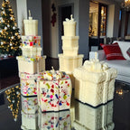 Stacked Gift Boxes Candle