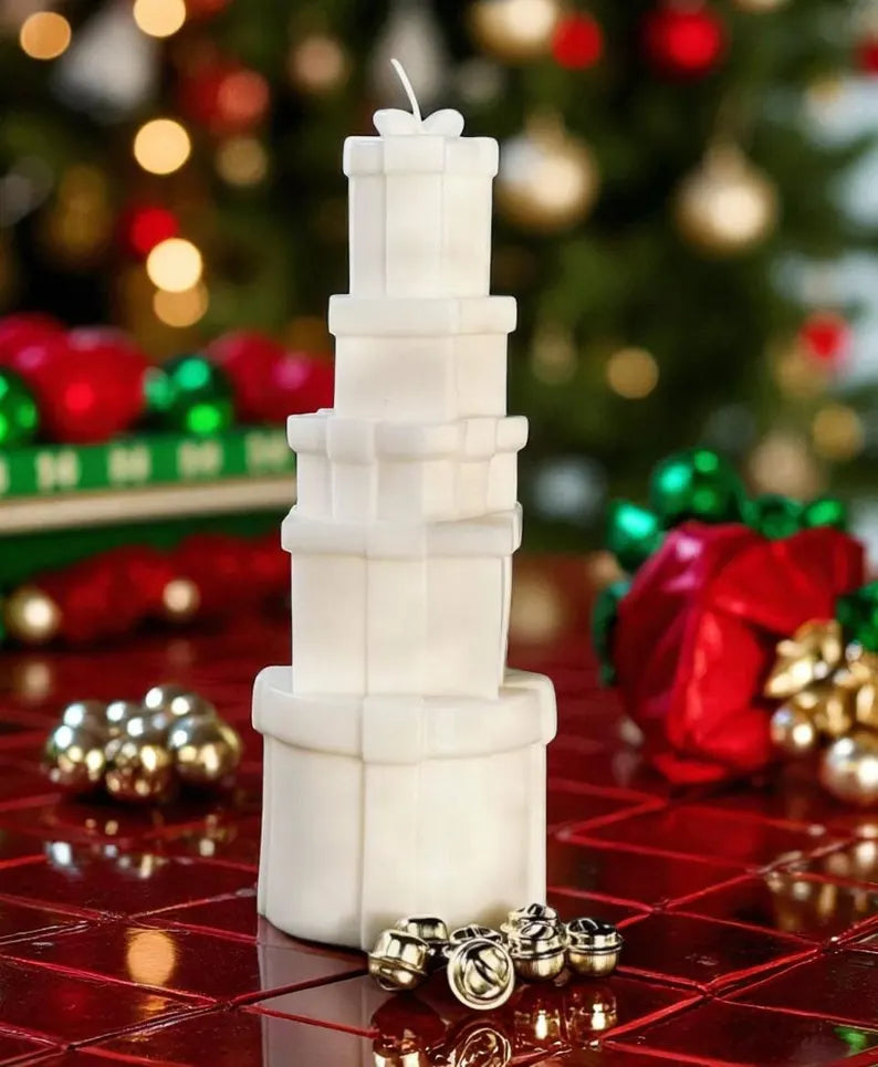Stacked Gift Boxes Candle