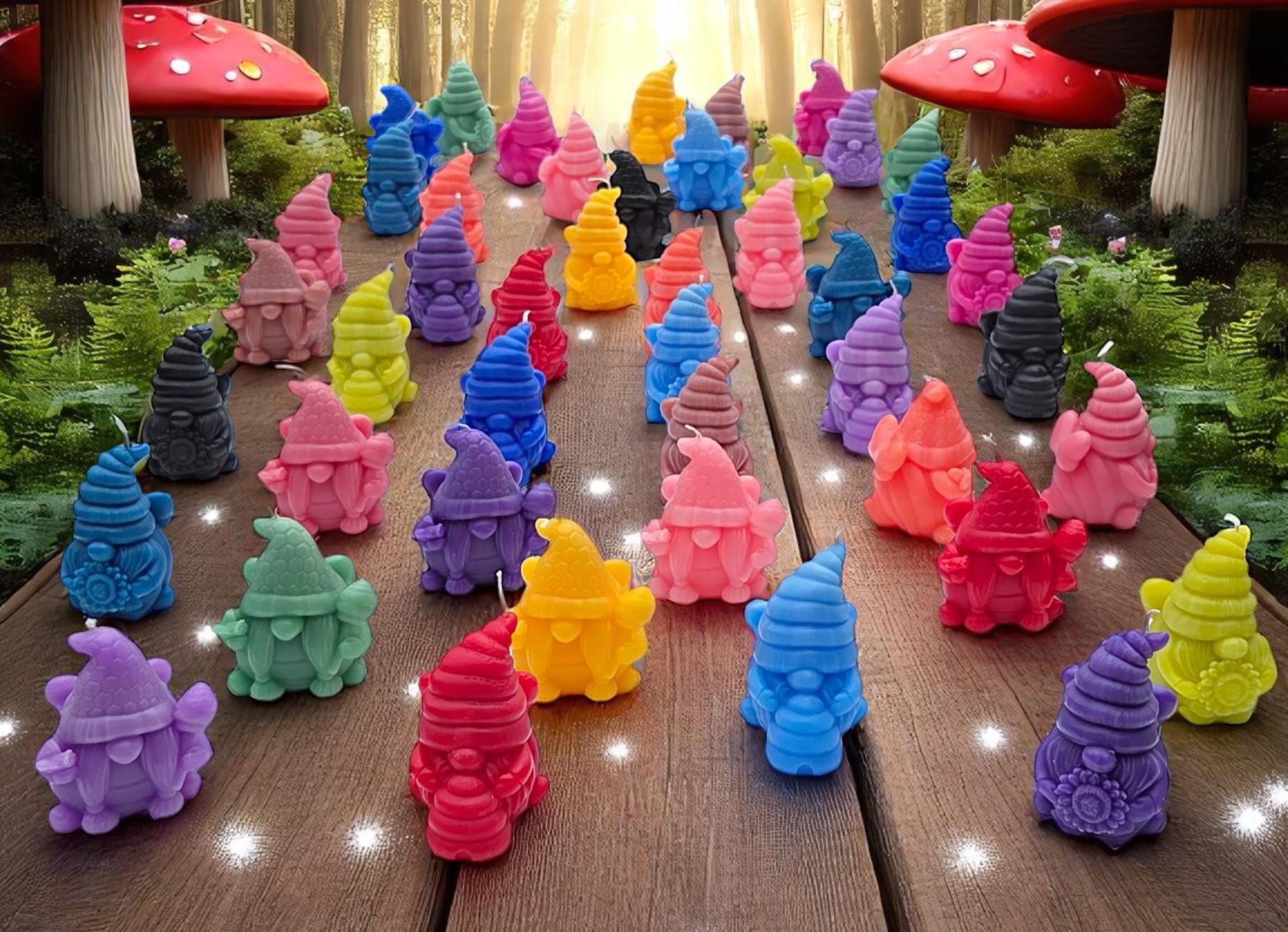 Gnome-tastic Glow: Meet Your New Favorite Candles! Scent = Cinnamon & Honey