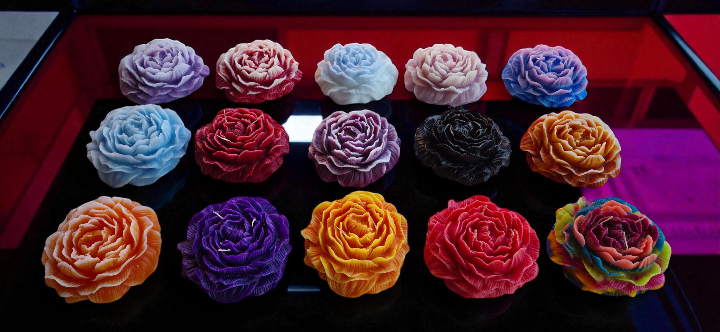 Customizable Peony 3-Wick Candle: Extra Large, 30+ hour burn-time