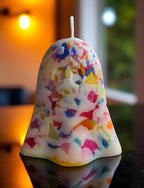 Handcrafted Tiny Ghost Candles: Spooky Halloween Decor