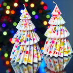 4-Tiered Christmas Tree Candle – Festive Holiday Decor
