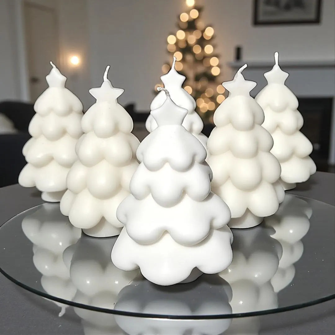 Snow Tree Candle