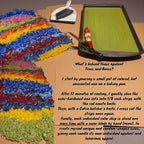 Unique Large Spiral Tree Candle: Whites & Festive Rainbow Lights - White Christmas 2025