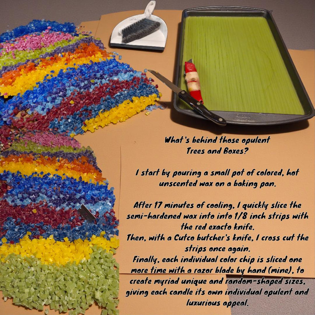 4-Tiered Christmas Tree Candle – Festive Holiday Decor