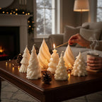 Unique Large Spiral Tree Candle