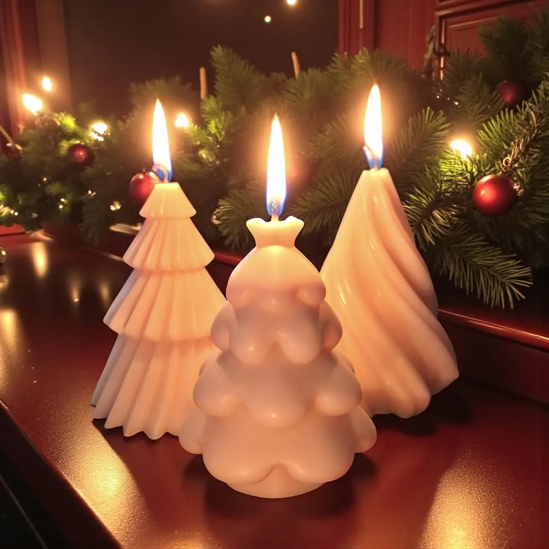 Unique Spiral Tree Candle