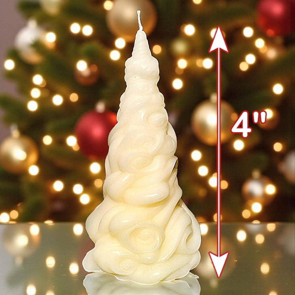Candy Tree Christmas Candle – Colorful Holiday Decor, Novelty Candle