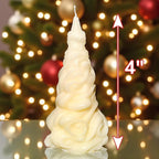 Candy Tree Christmas Candle – Colorful Holiday Decor, Novelty Candle