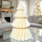 4-Tiered Christmas Tree Candle – Festive Holiday Decor