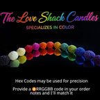 Aromatherapy Christmas Tree Candle: Douglas Fir Whites & Festive Rainbow Lights